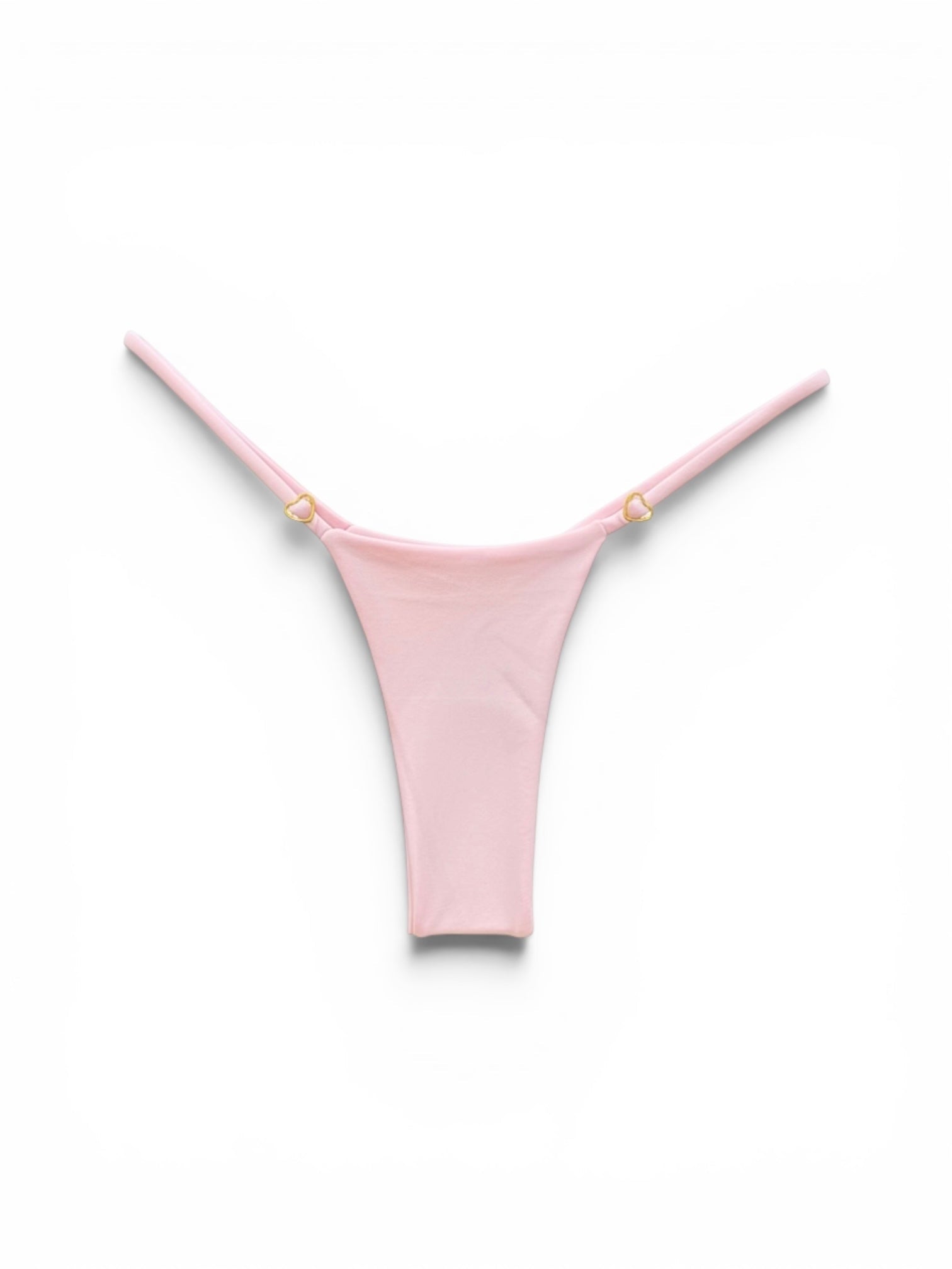 SWEETHEART THONG BOTTOM - SHEER PINK - Berry Beachy Swimwear