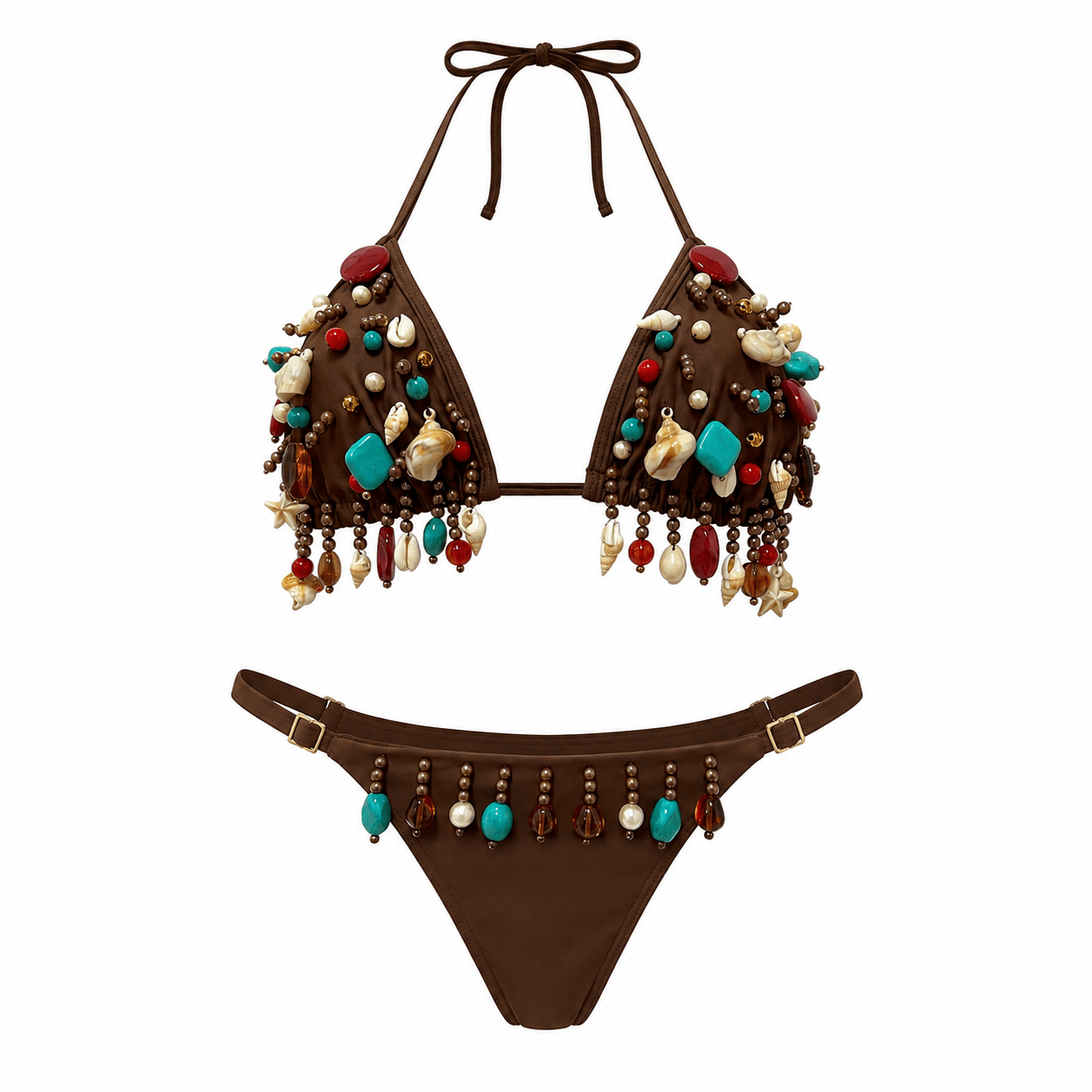 TESORO DEL MAR SET- COCOA - Berry Beachy Swimwear