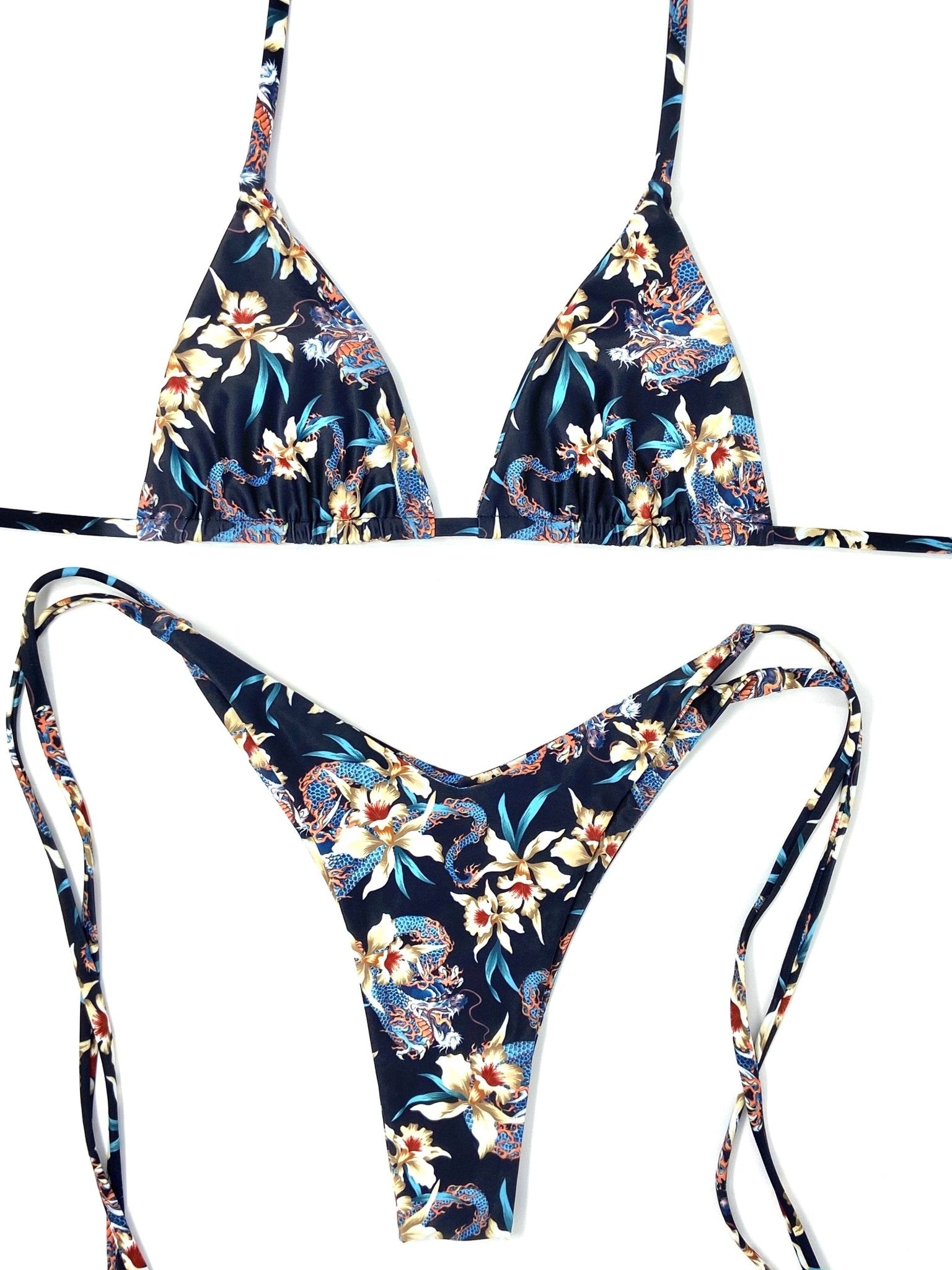 TOKYO V CUT BOTTOM - Berry Beachy Swimwear