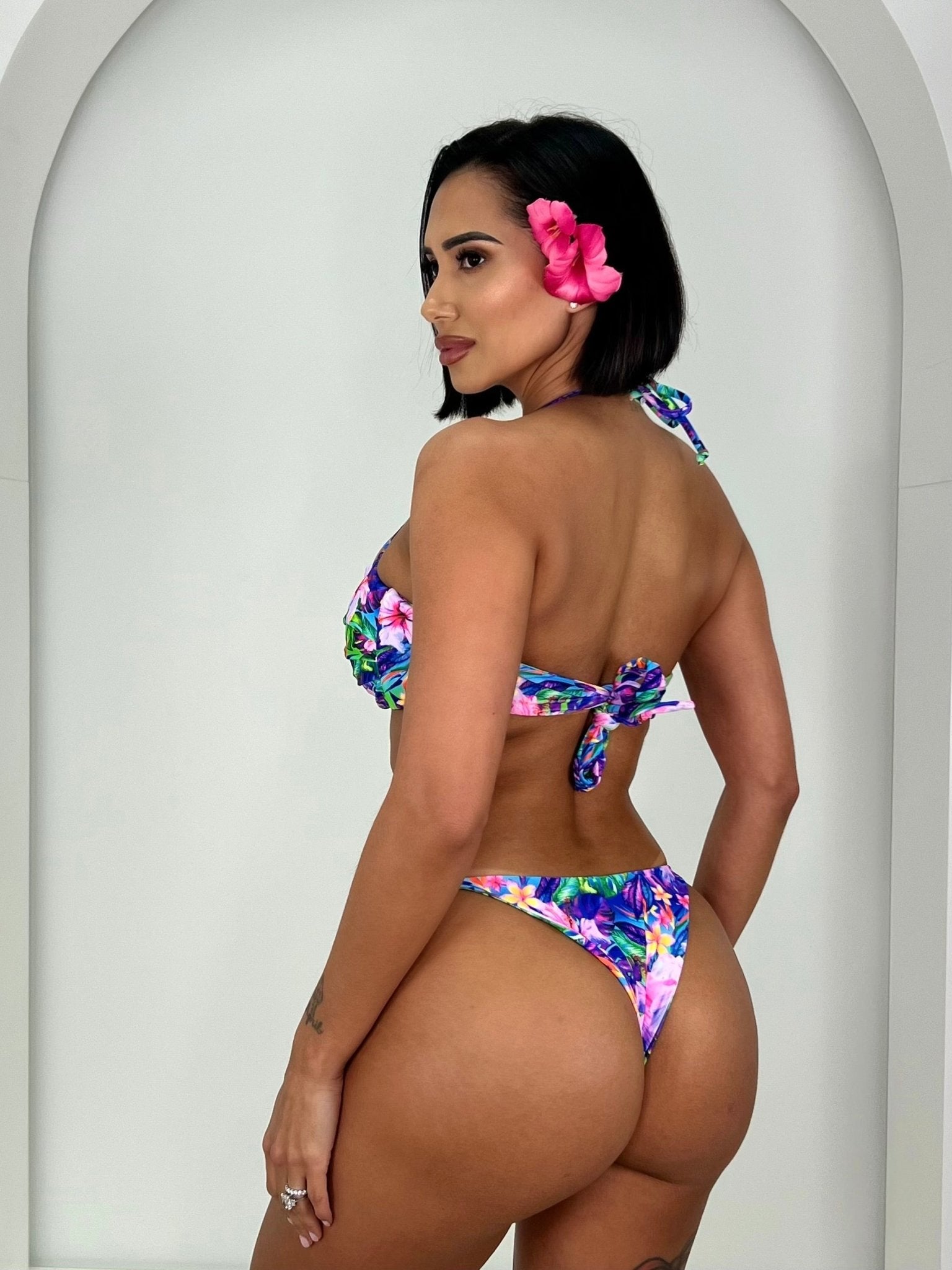 TROPICANA BLISS MINIMAL BOTTOM - Berry Beachy Swimwear