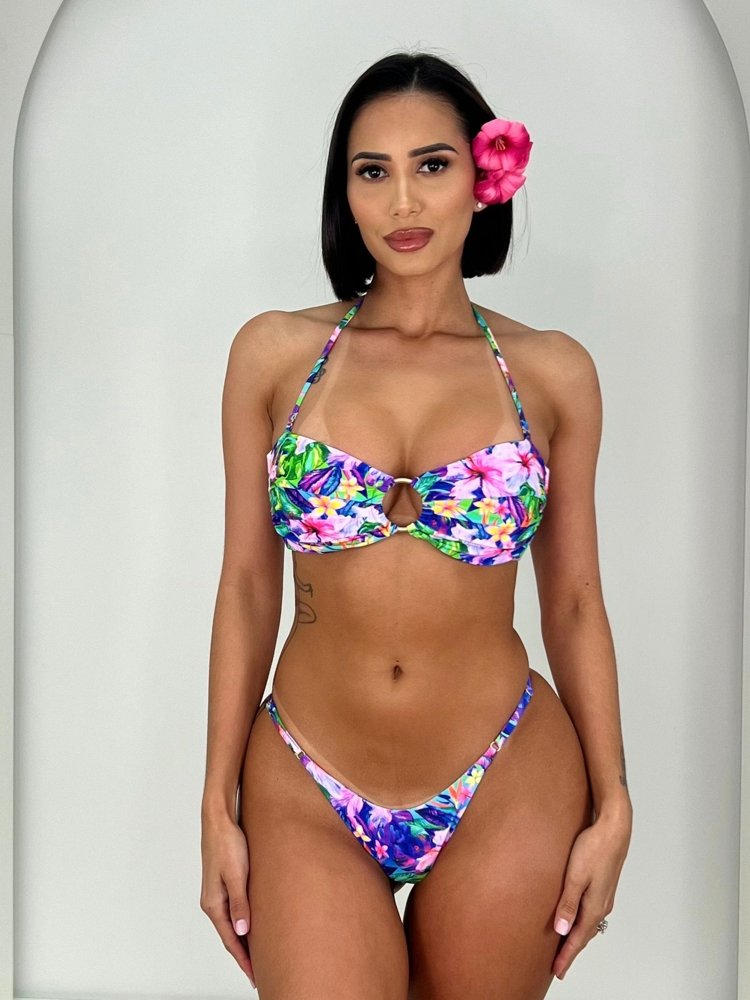 TROPICANA BLISS MINIMAL BOTTOM - Berry Beachy Swimwear