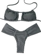 TULUM MULTIWAY TOP - GRAY - Berry Beachy Swimwear