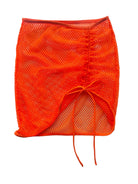 TULUM NEON SKIRT - NEON ORANGE - Berry Beachy Swimwear