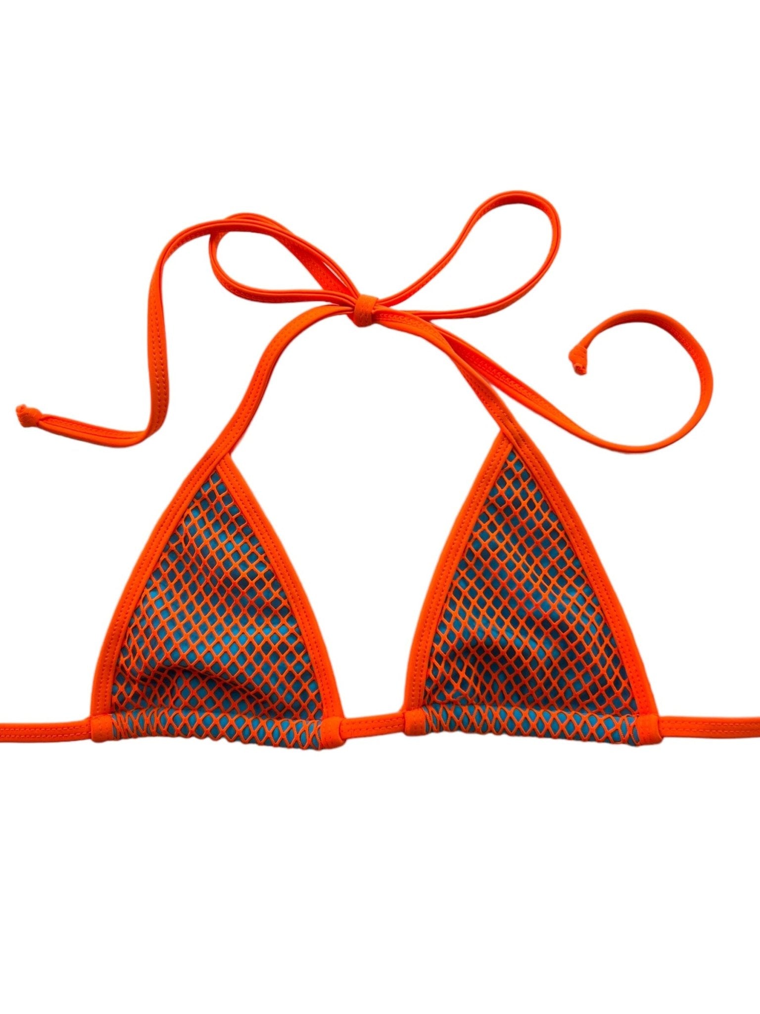 TULUM NEON TRIANGLE TOP - FANTA - Berry Beachy Swimwear