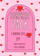 VDAY SURPRISE PACK $99 - Berry Beachy Swimwear
