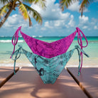 VIPER CHEEKY SCRUNCH BOTTOM - PINK - Berry Beachy Swimwear