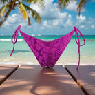 VIPER CHEEKY SCRUNCH BOTTOM - PINK - Berry Beachy Swimwear