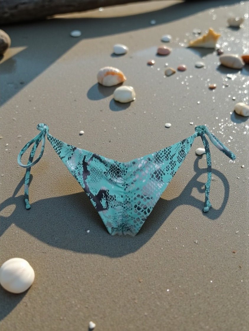 VIPER CHEEKY SCRUNCH BOTTOM - TEAL - Berry Beachy Swimwear