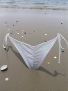 VIPER CHEEKY SCRUNCH BOTTOM - WHITE - Berry Beachy Swimwear