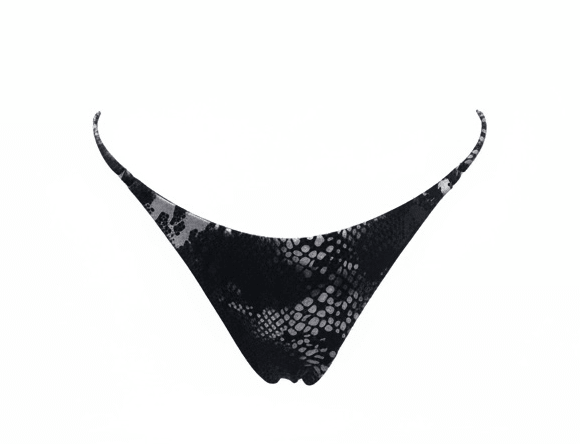VIPER MINIMAL BOTTOM - BLACK - Berry Beachy Swimwear