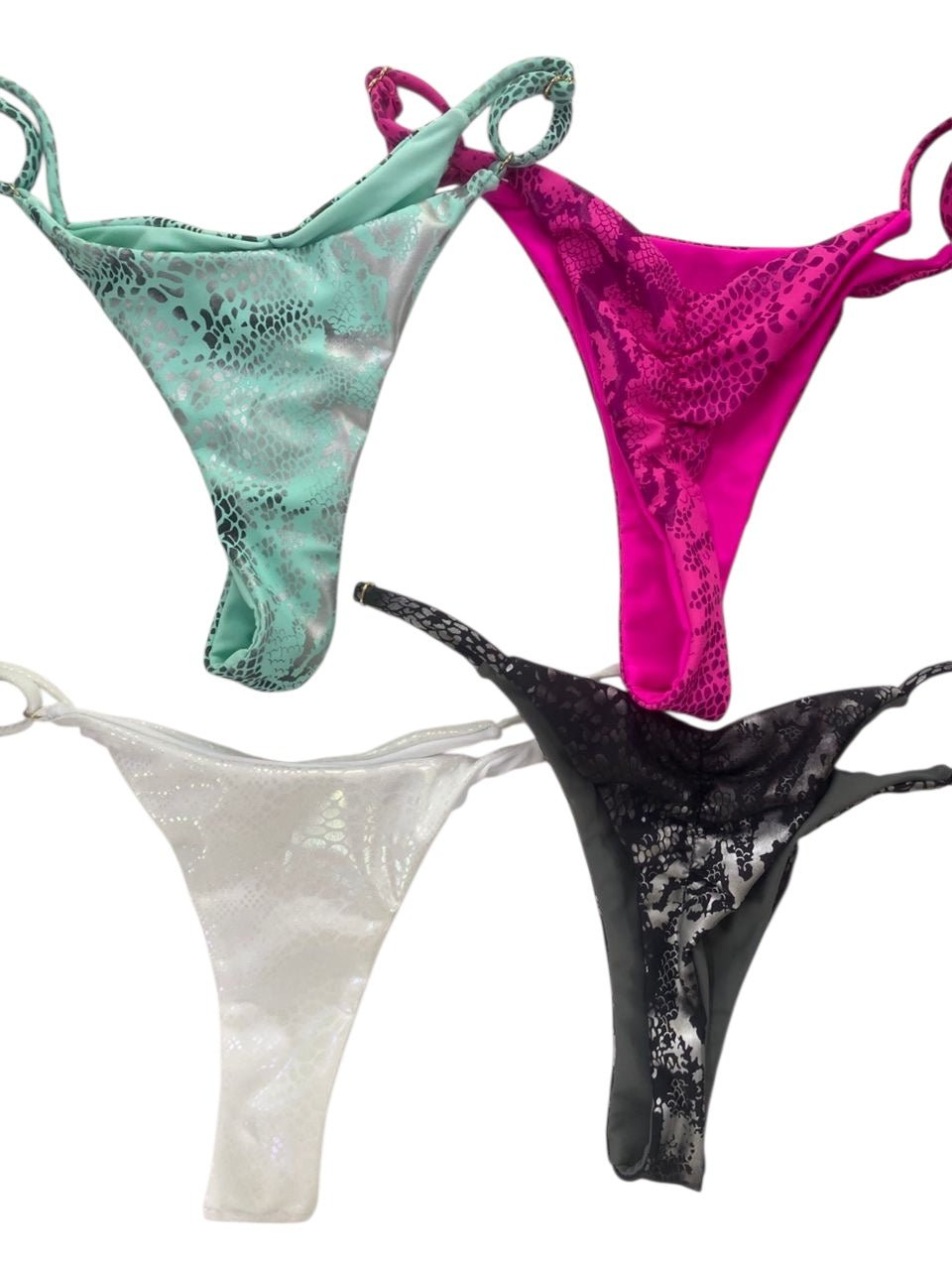 VIPER MINIMAL BOTTOM - WHITE - Berry Beachy Swimwear