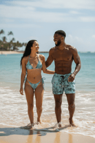 VIPER TRIANGLE TOP - TEAL - Berry Beachy Swimwear