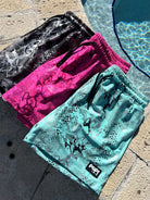 VIPER TRUNKS 5.5" & 7.5" STRETCH - BLACK - Berry Beachy Swimwear