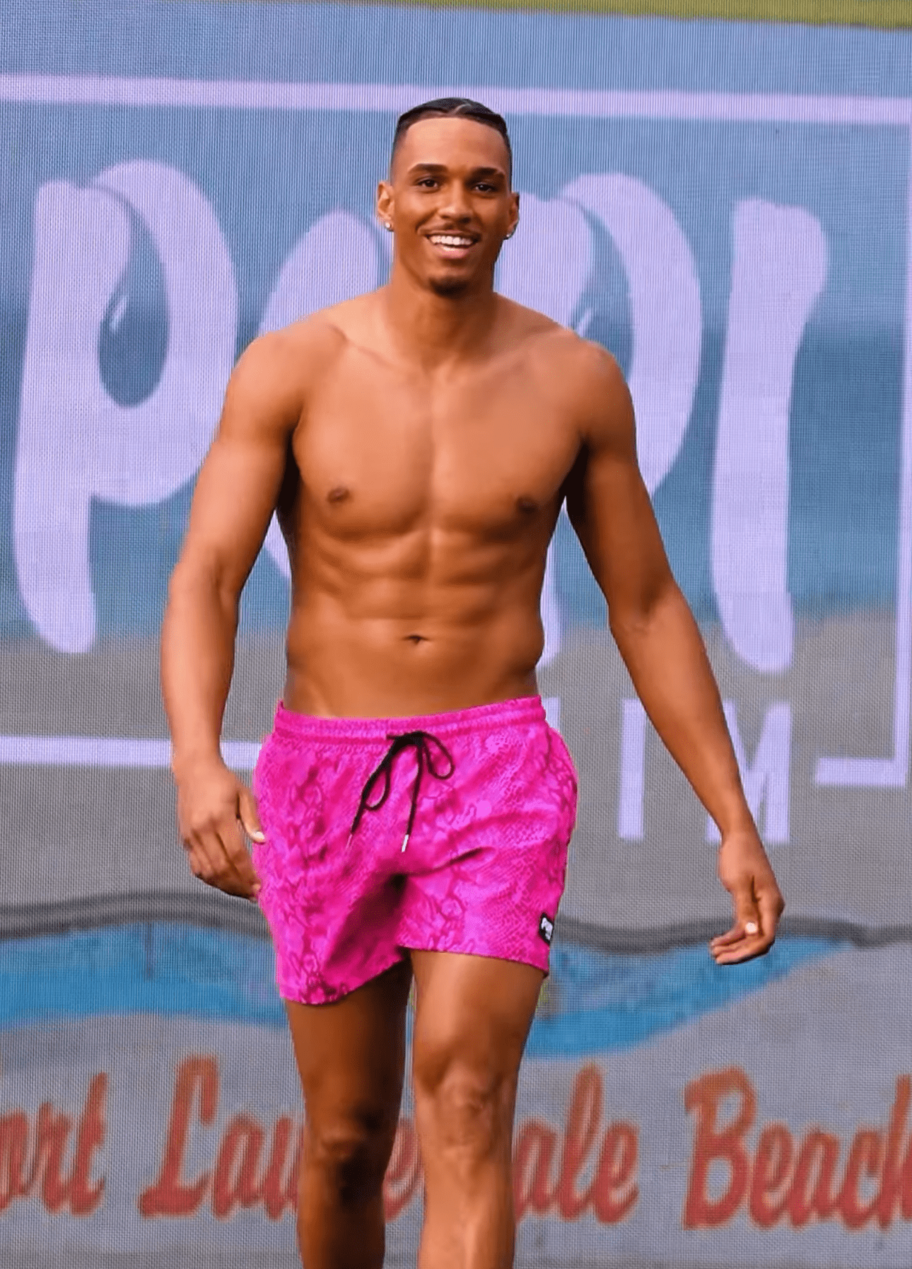 VIPER TRUNKS 5.5" & 7.5" STRETCH - PINK - Berry Beachy Swimwear