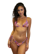 ZIGGY CHEEKY SCRUNCH BOTTOM - Berry Beachy Swimwear