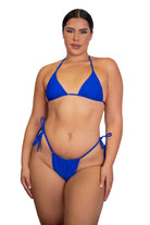 BERRY ITTY SLIDE BOTTOM - ELECTRIC BLUE - Berry Beachy Swimwear