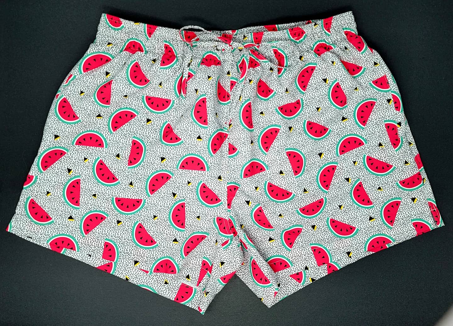 RETRO MELON MEN TRUNKS 5.5" & 7.5" STRETCH