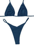 HARVEST V THONG BOTTOM- PEACOCK - Berry Beachy Swimwear