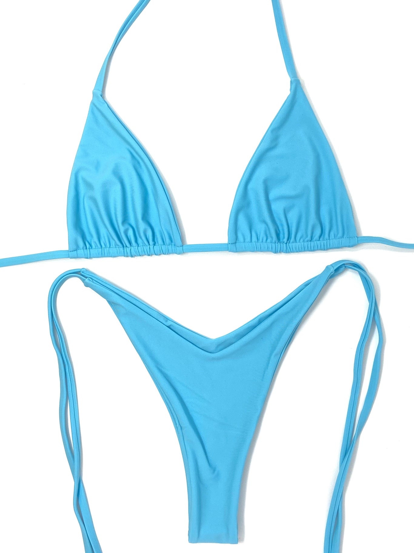 SOBE TRIANGLE TOP - COTTON CANDY BLUE