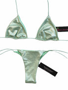 DAZZLE MICRO MINIMAL BOTTOM- MINT GLITTER