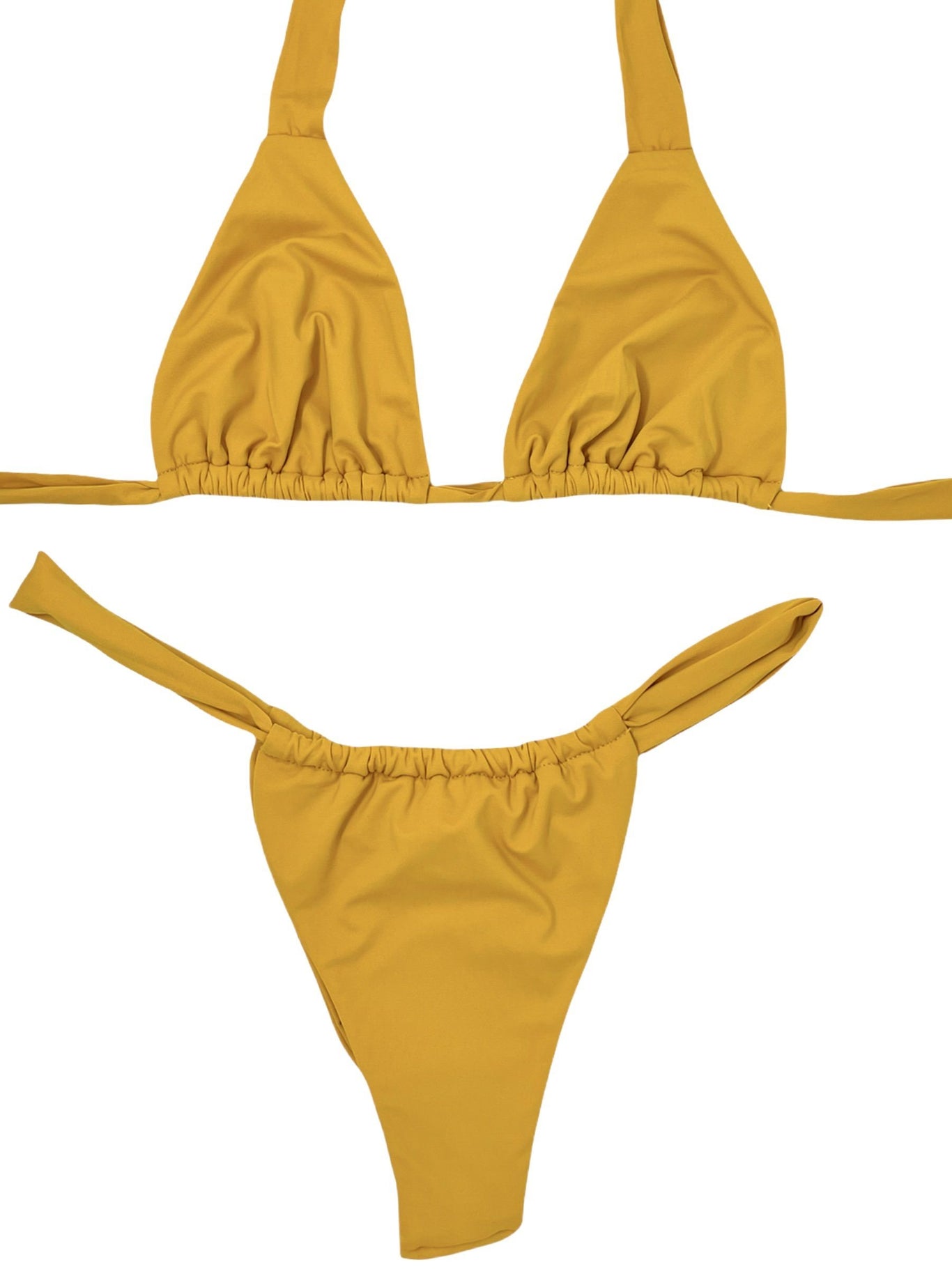 HARVEST TRIANGLE THICK STRAP TOP - BUTTERSCOTCH