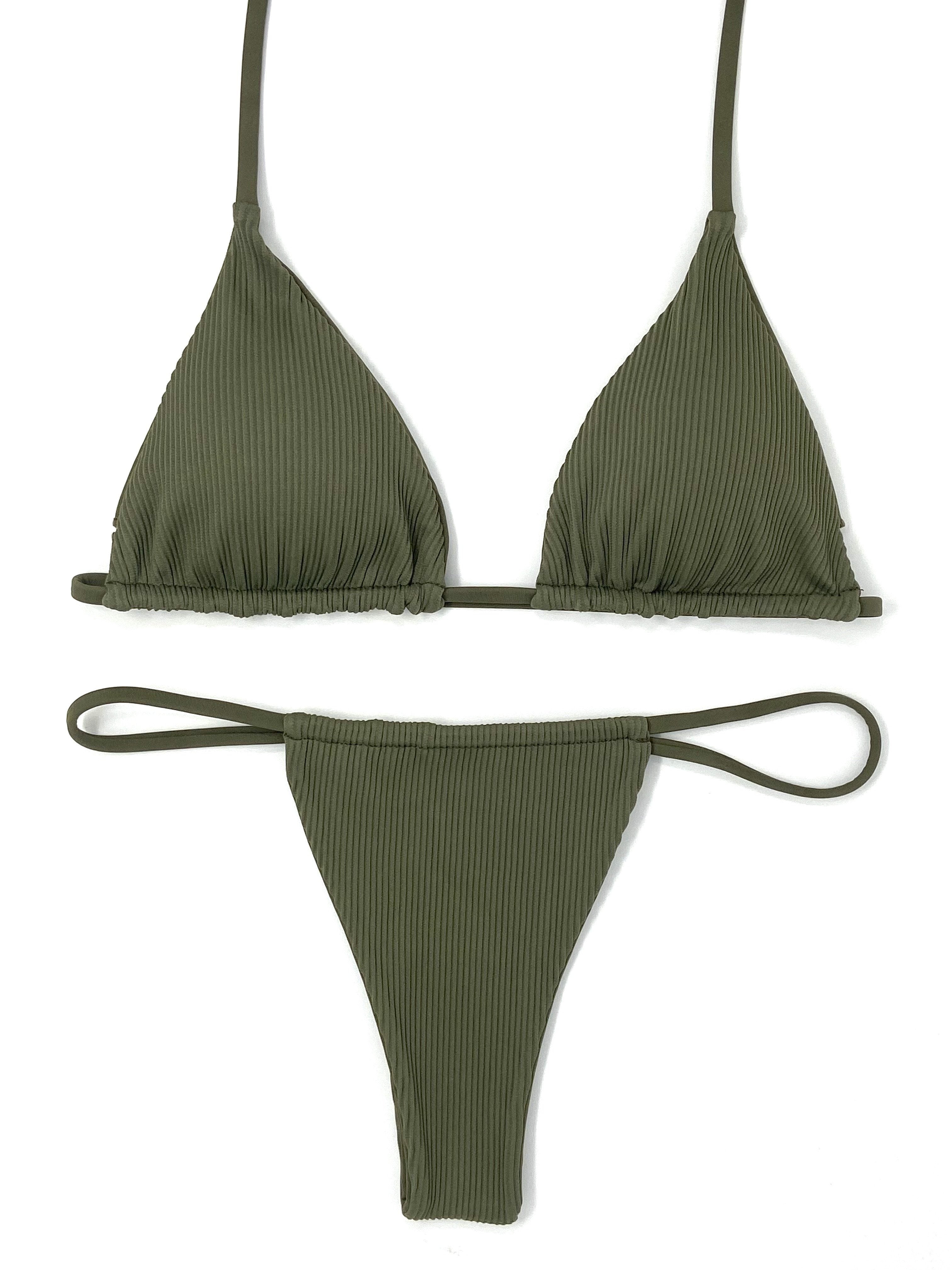 TAN KINI SLIDE BOTTOM - OLIVE