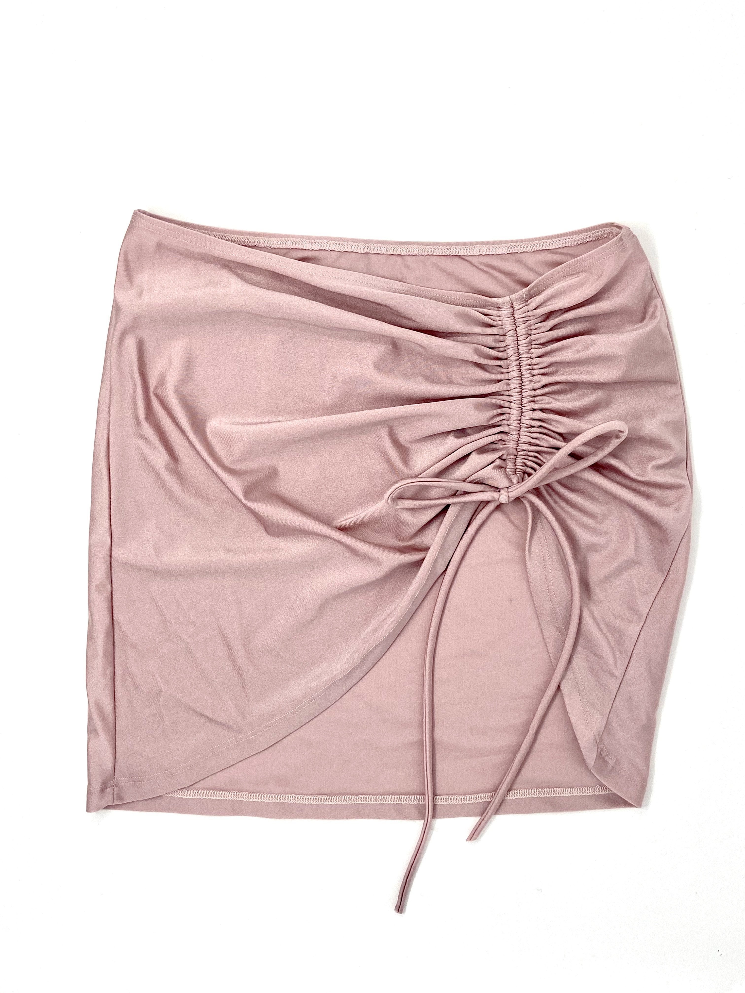 MILAN COVER UP SKIRT- BLUSH