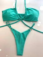 ADELE RING THONG BOTTOM -TEAL