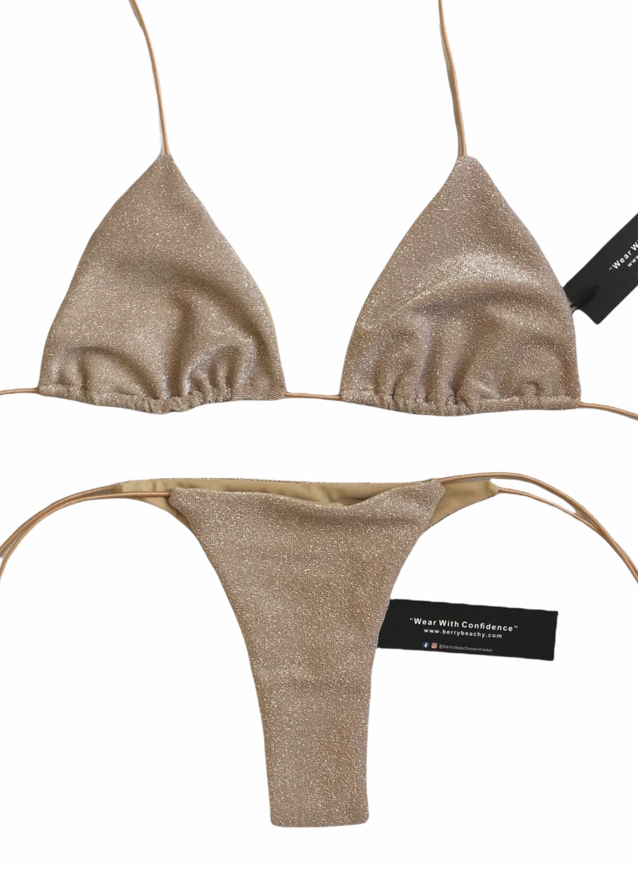 BRIELLE MICRO MINIMAL BOTTOM - CHAMPAGNE