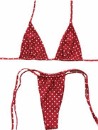 POPPI SLIDE BOTTOM - RED POLKA DOT