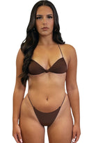 MICRO SKIN BOW TOP - EBONY