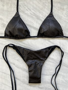 ONYX CHEEKY SCRUNCH BOTTOM -  MATTE SNAKE